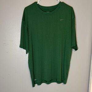 Nike Men's Dri-Fit emerald Green Short Sleeve Tee
